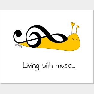 The Snail Clef: Living with Music Posters and Art